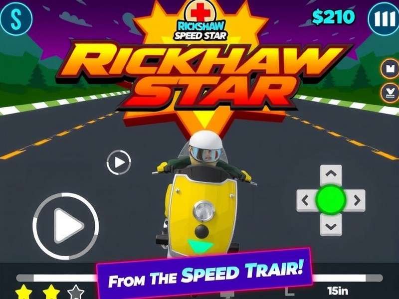 Rickshaw Speed Star Main Gameplay Rickshaw Speed Star Game Screenshot